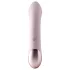 Vivre Coco - vibrator s stimulatorjem klitorisa - polnjenje USB - roza