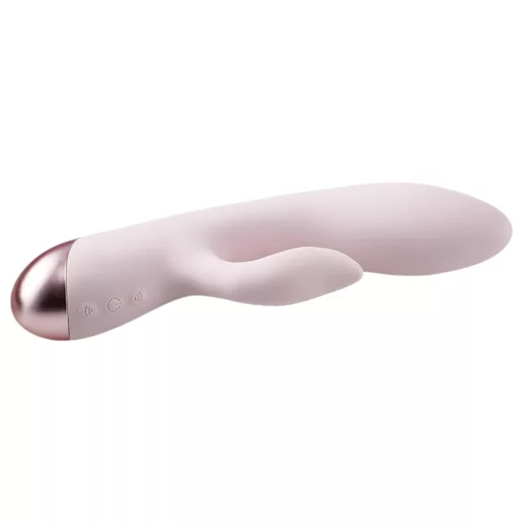 Vivre Coco - vibrator s stimulatorjem klitorisa - polnjenje USB - roza