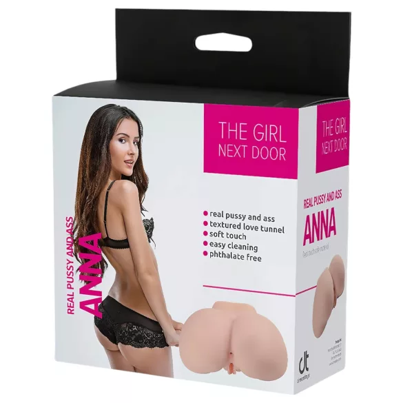 The Girl Next Door Anna - realistični torzo masturbator - naravna barva