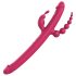 Dreamtoys Anywhere Pleasure Vibe - akumulatorski 4-kraki vibrator (roza)