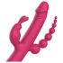 Dreamtoys Anywhere Pleasure Vibe - akumulatorski 4-kraki vibrator (roza)