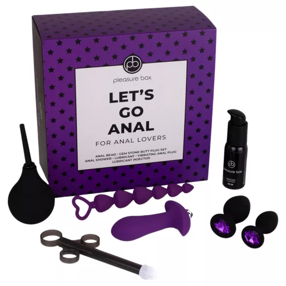 Pleasure Box Let's Go Anal - analni komplet - 7 delni set