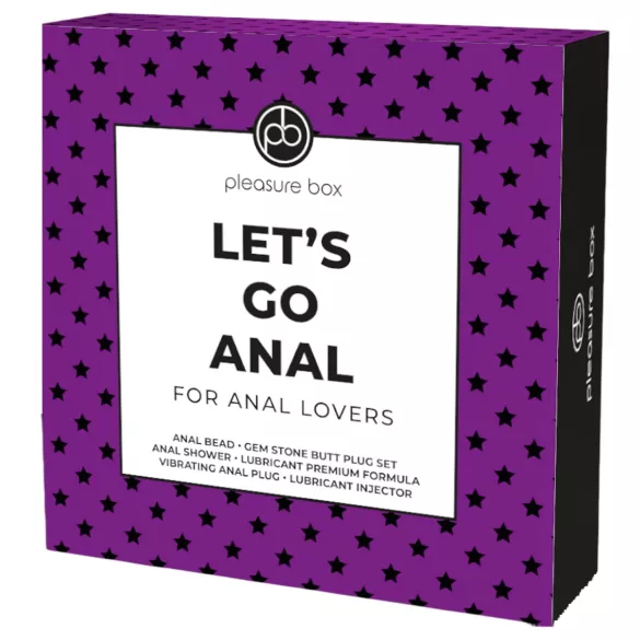 Pleasure Box Let's Go Anal - analni komplet - 7 delni set