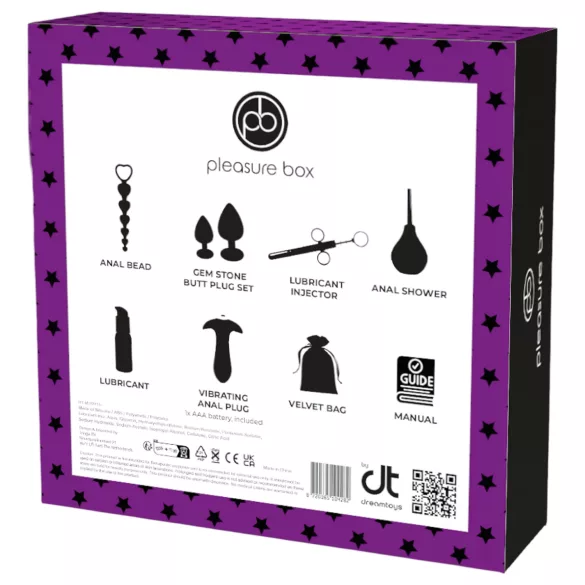Pleasure Box Let's Go Anal - analni komplet - 7 delni set