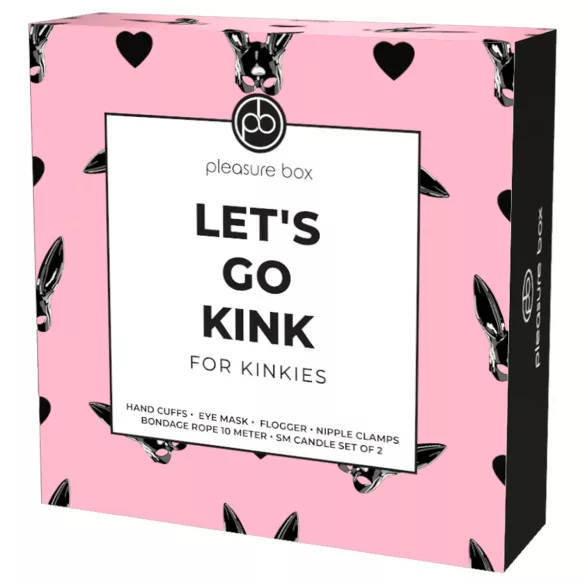 Pleasure Box Let's Go Kink - komplet za vezanje - 6-delni set