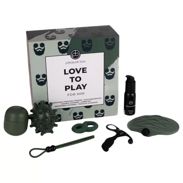 Pleasure Box Love to Play - masturbator set - 6-delni komplet