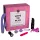Pleasure Box Love to Play - vibrator set - 6 delni - roza vijolična
