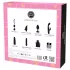 Pleasure Box Love to Play - vibrator set - 6 delni - roza vijolična