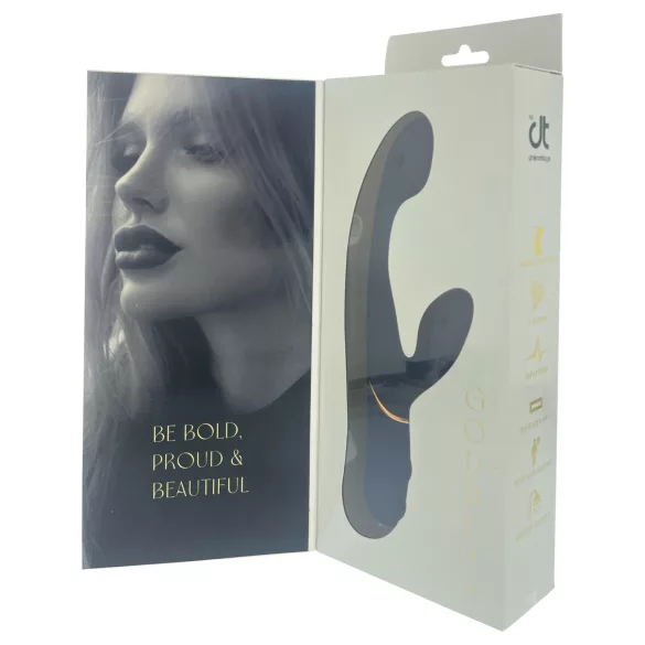 Goddess - nagibni parni vibrator (temno moder)