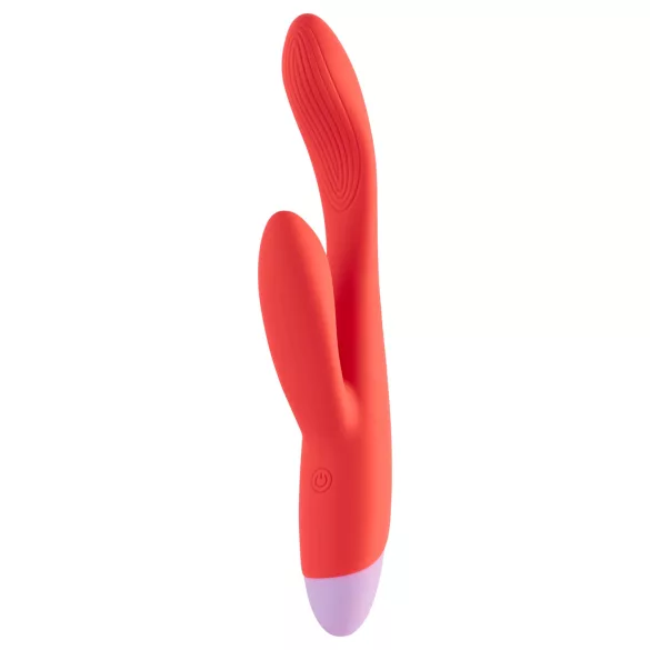 Dreamtoys Love Signal - vibrator za točko G in klitoris - rdeč