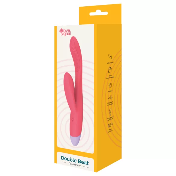 Dreamtoys Love Signal - vibrator za točko G in klitoris - rdeč