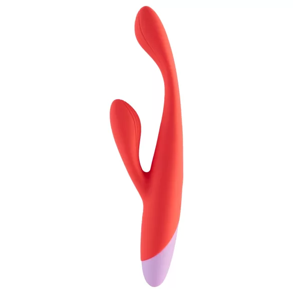 Dreamtoys Love Signal - vibrator za točko G in klitoris - rdeč