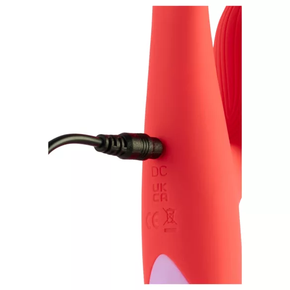 Dreamtoys Love Signal - vibrator za točko G in klitoris - rdeč