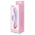 Dreamtoys Love Signal - vibrator s stimulatorjem klitorisa (vijoličen)