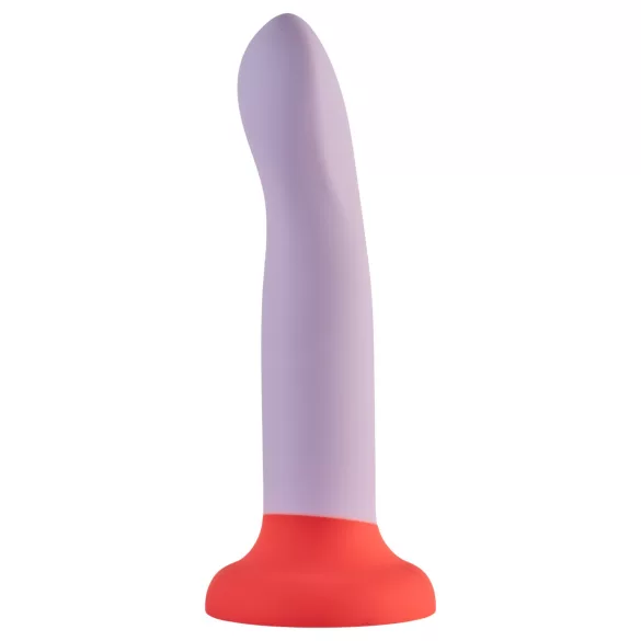 Dreamtoys Love Signal - dvobarvni silikonski dildo velik (vijoličen)