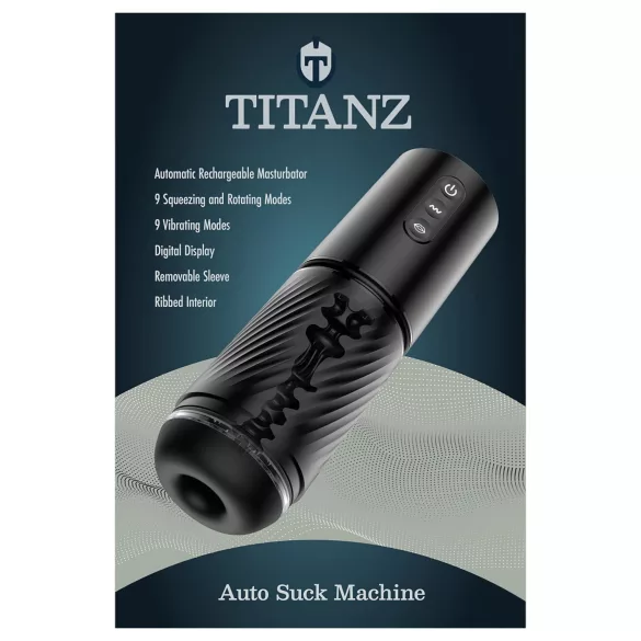 Titanz Auto Suck - avtomatski masturbator (črn)