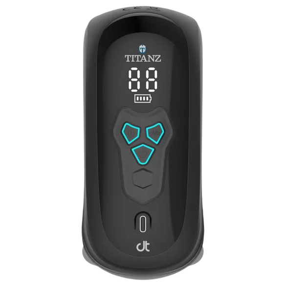 Titanz Auto Squeeze - avtomatski masturbator (črn)