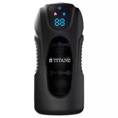   Titanz Ultimate Heat & Thrusting - avtomatski masturbator (črn)