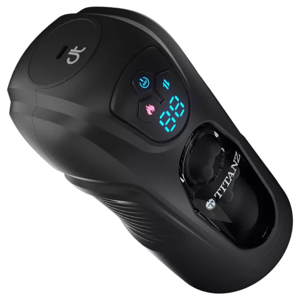 Titanz Ultimate Heat & Thrusting - avtomatski masturbator (črn)