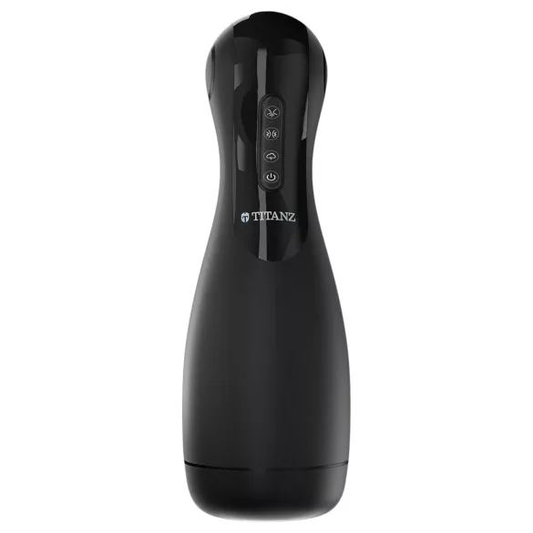 Titanz Ultimate Squeeze & Suck - avtomatski masturbator (črn)