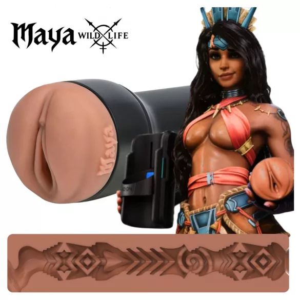 Kiiroo FeelMaya - realistična umetna vagina masturbator (barva kože)