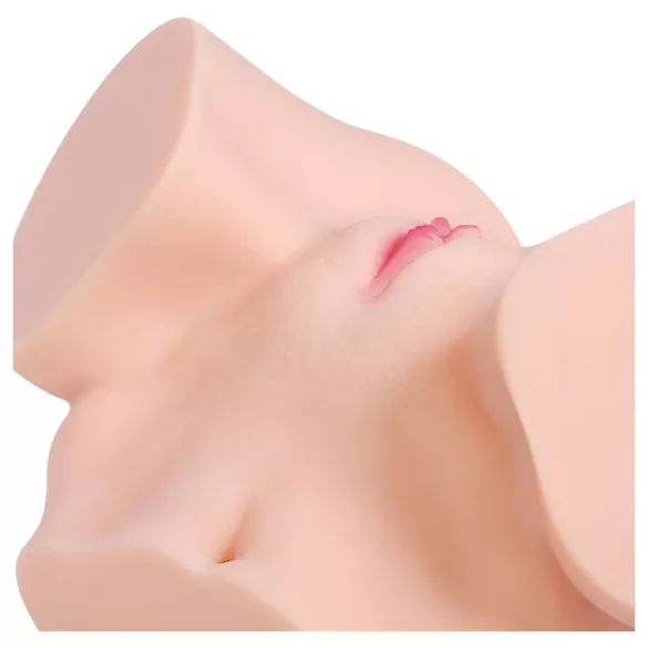 Kokos Onahole - realistični torzo masturbator (naraven)