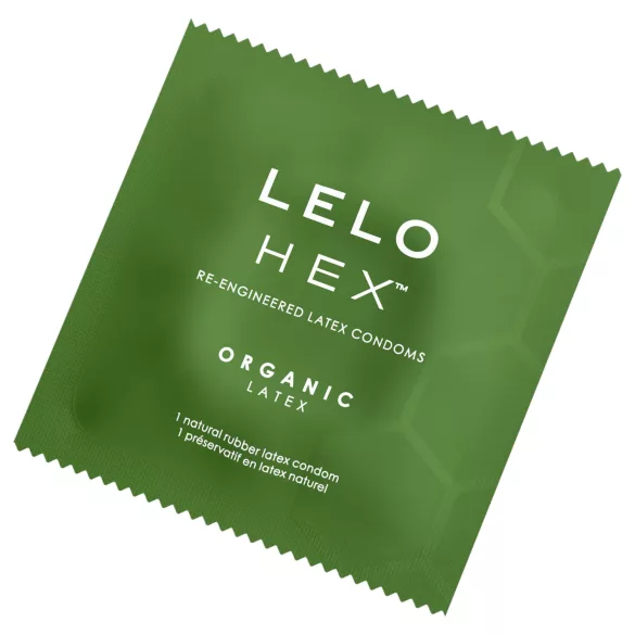 LELO Hex Organic - kondomi - organska lateks - 12 kos