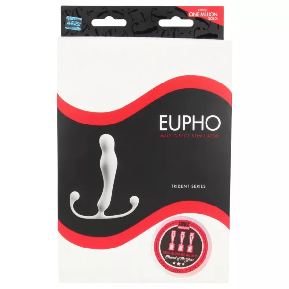 Aneros Eupho Trident - masažer prostate - bela