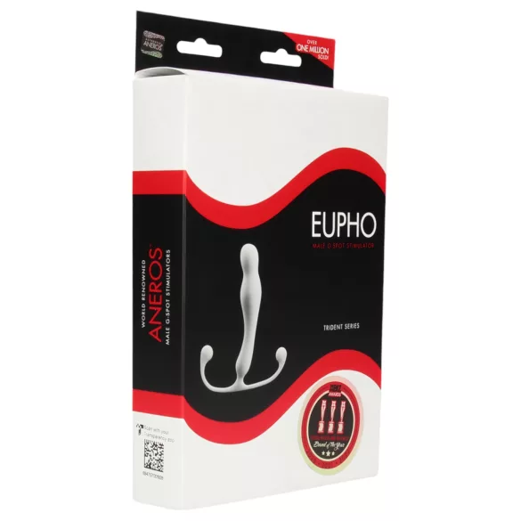 Aneros Eupho Trident - masažer prostate - bela