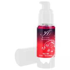   Extase Sensuel - masažno olje za segrevanje - jagoda - 30 ml
