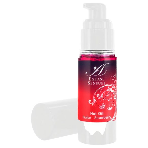 Extase Sensuel - grelno masažno olje - jagoda (30 ml)