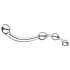 Njoy Fun Wand - kovinski dildo za analno in G-točko - srebrna