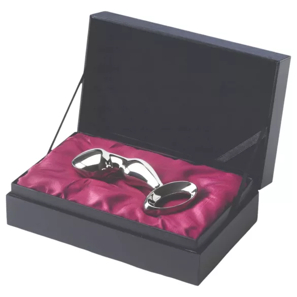 Njoy Pfun Plug - kovinski dildo za prostato - srebrna