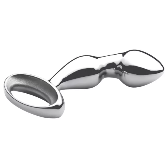 Njoy Pfun Plug - kovinski dildo za prostato - srebrna