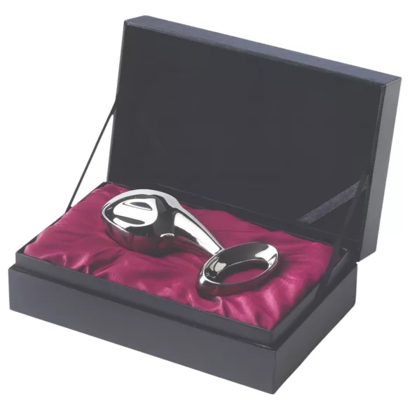 Njoy Pure Plug 2.0 - kovinski analni čep - srebrn