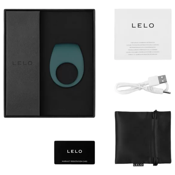 LELO - vibracijski obroček za penis - polnilni - zeleni