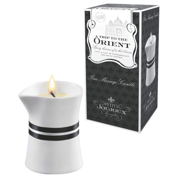 Petits Joujoux Orient - masažna sveča 120ml - granatno jabolko-beli poper