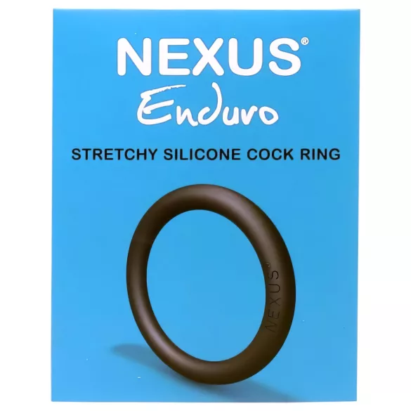 Nexus Enduro - erekcijski obroč - silikonski - črn