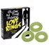 Love Rings - set obročkov za penis, ki svetijo v temi (3 kos)