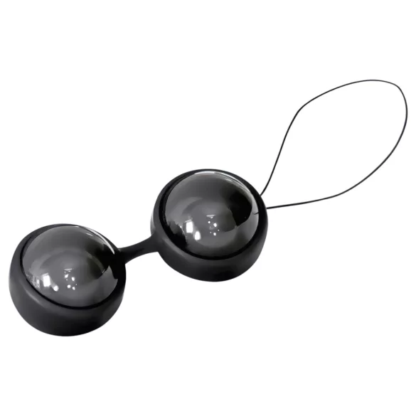 LELO Luna Noir - gejša kroglica - nastavljiva teža - črna