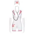 Obsessive - kostum medicinske sestre - komplet - bela - S/M