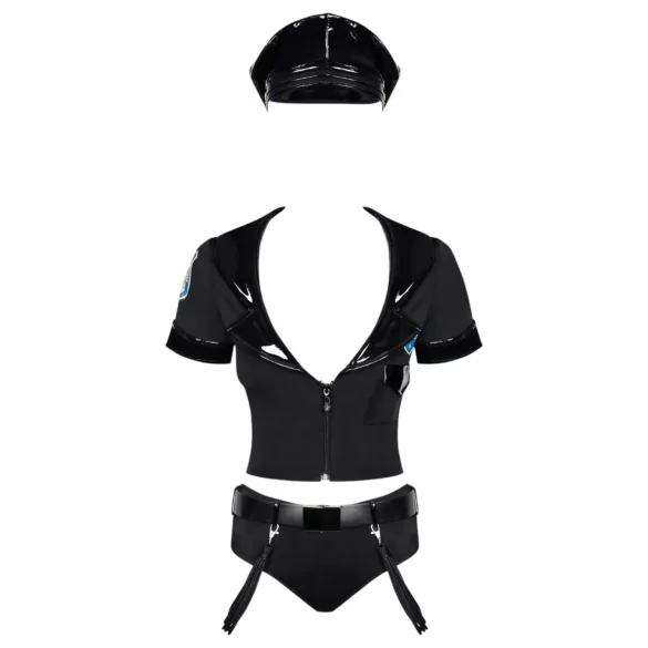 Obsessive Police - policistkin kostum (komplet, S/M)