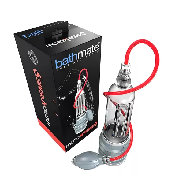 Bathmate HydroXtreme 9 - hidravlična črpalka komplet (prozorna)