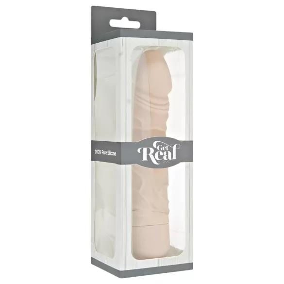Classic Get Real - vibrator realističen - silikon - naravna barva