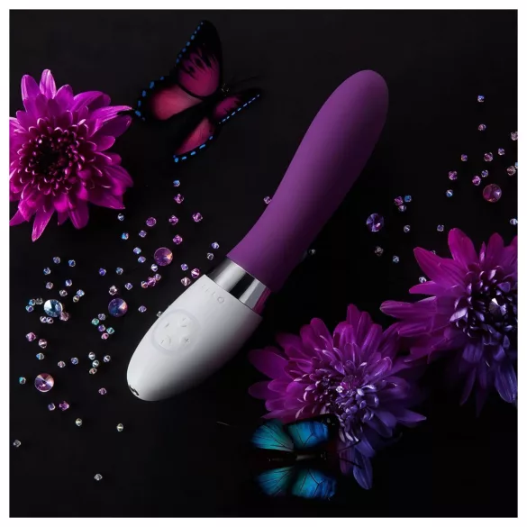 LELO Liv 2 - vibrator za stimulacijo - silikon - vijoličen