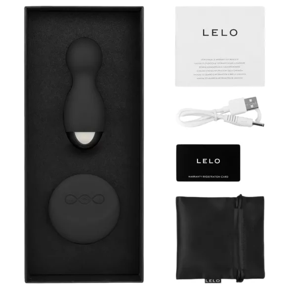 LELO Hula - vrteče vibrirajoče jajce (črna)