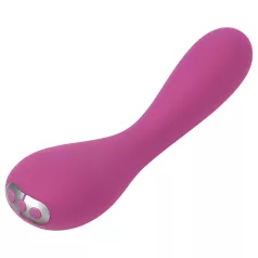  Je Joue Uma - vibrator za G-točko - polnjenje, vodoodporen, roza