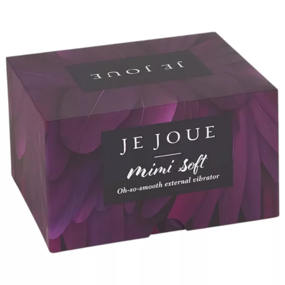 Je Joue Mimi Soft - vibrator za klitoris - polnilni, vodoodporen - črn