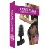 Love Plug - mini analni vibrator (črna)