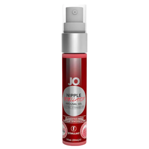 System JO - gel za bradavičke - stimulacijski učinek - jagoda - 30 ml
